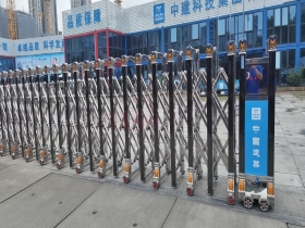 成都中建科技集團電動門現場案例